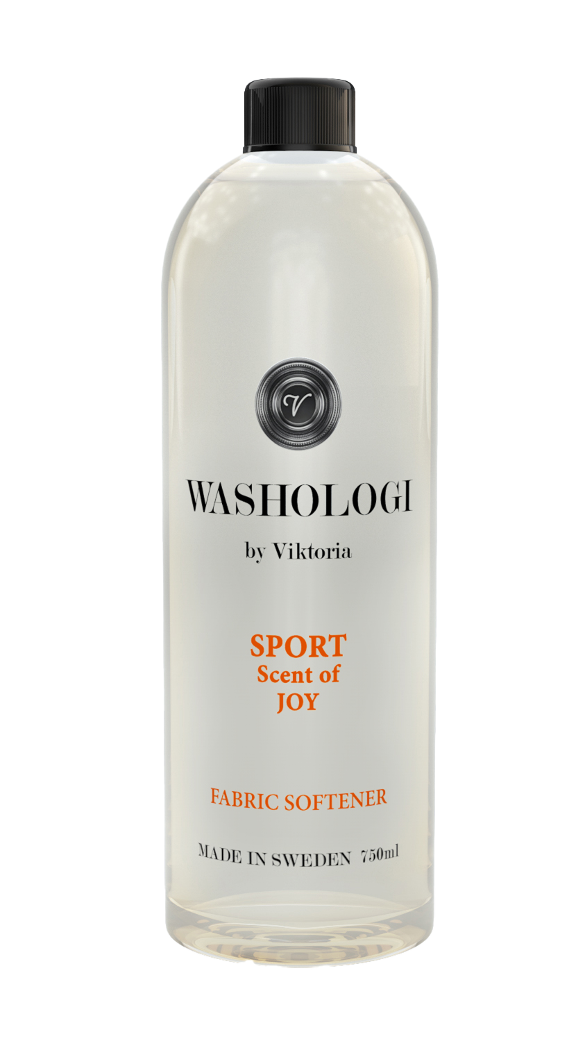 Washologi Fabric Softener Sport 750ml Bottle Packshot White Background